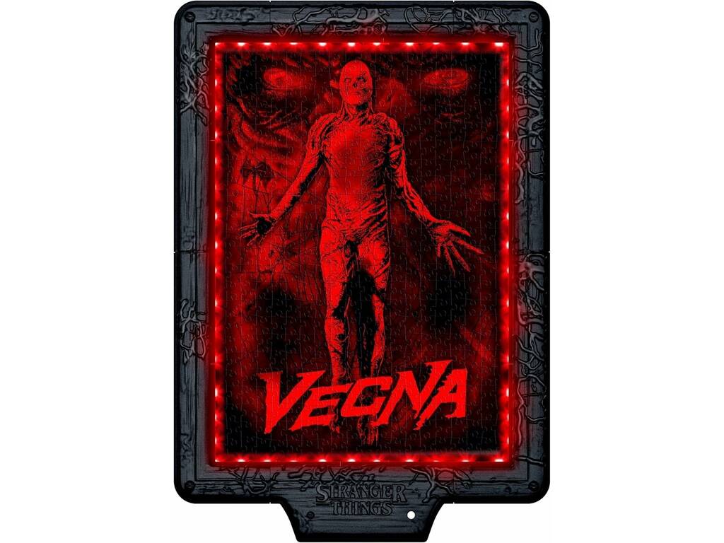 Stranger Things Puzzle Metamórfico Vecna’s Curse de 520 Piezas con Luz LED