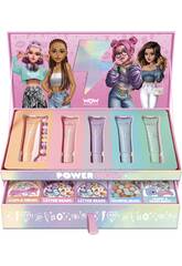 WOW Generation Conjunto de Brilho Labial com Charms