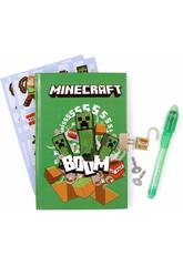 Minecraft Journal secret et stylo à encre magique