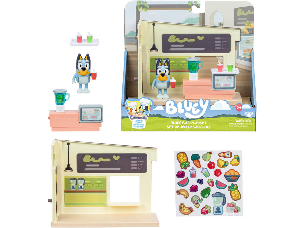 Bluey Set Bar de Zumos con Bluey