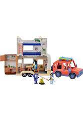 Bluey Set Caravane d'aventures avec figurines et accessoires