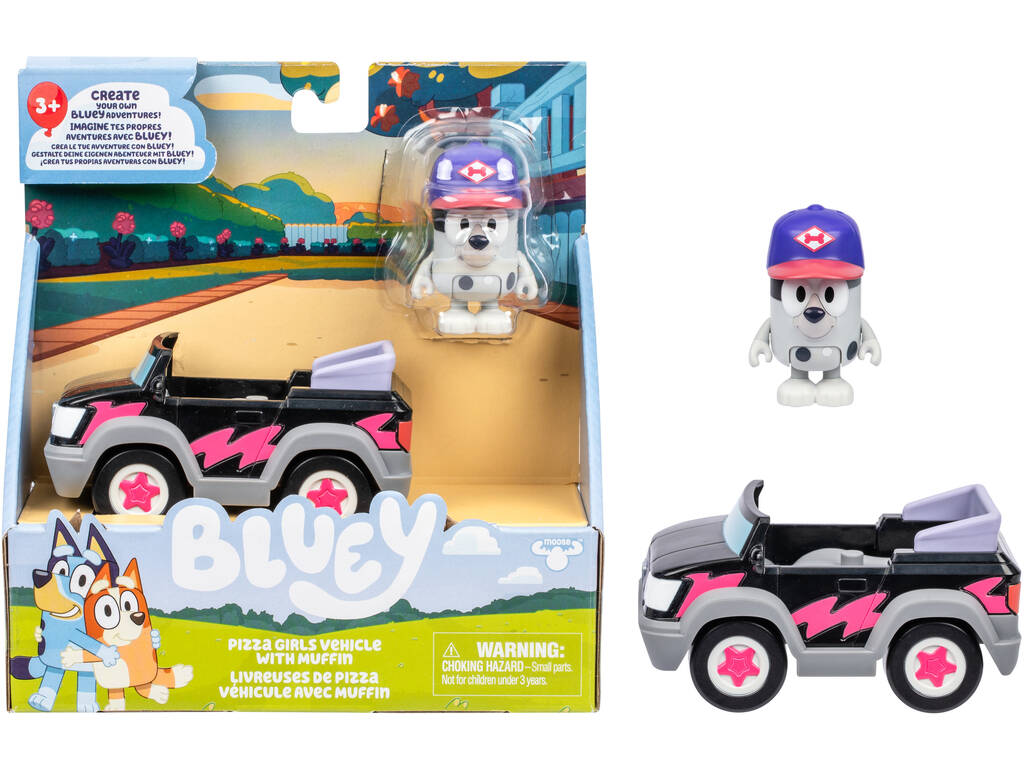 Bluey Set Véhicule avec figurine