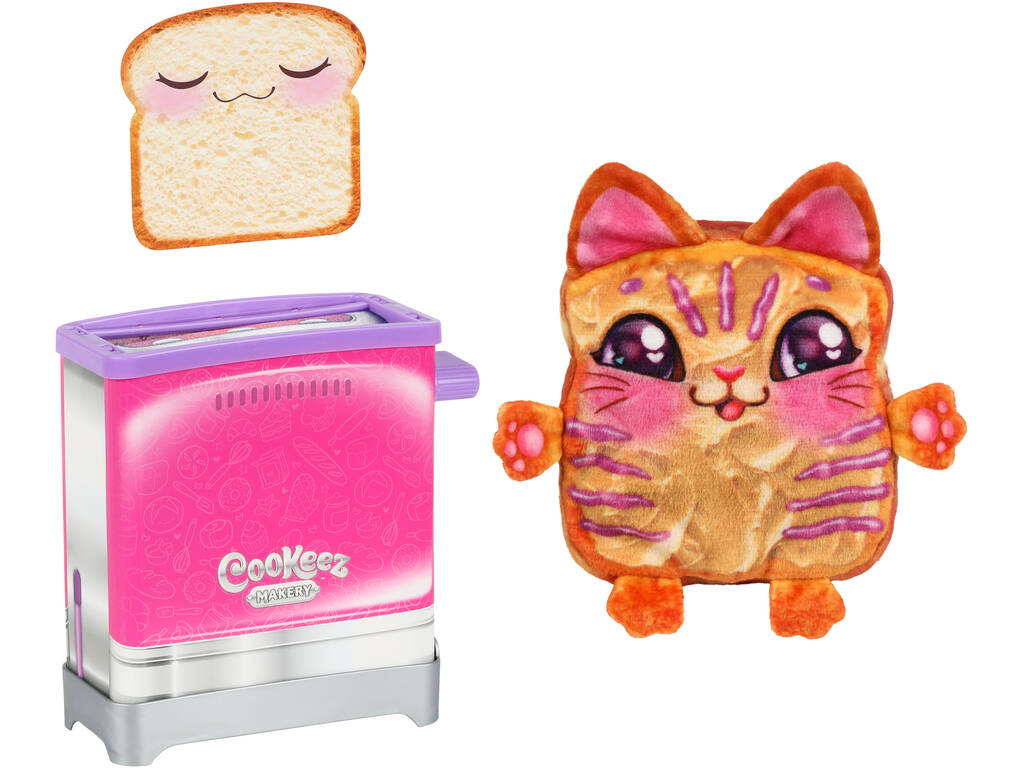 Cookeez Makery Toasty Treatz Grille-pain magique avec peluche surprise