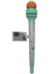 Stylo  bille bleu avec bille roulante de 15,5 cm