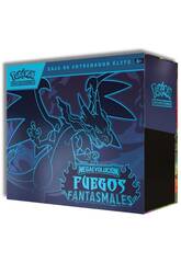Pokémon TCG Megaevolución Caja Entrenador Elite Fuegos Fantasmales