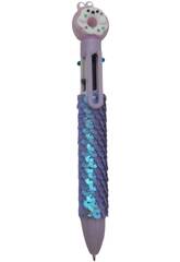 Caneta 6 Cores com Donut de 16,5 cm