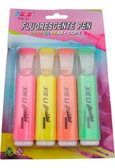Set 4 surligneurs fluorescents