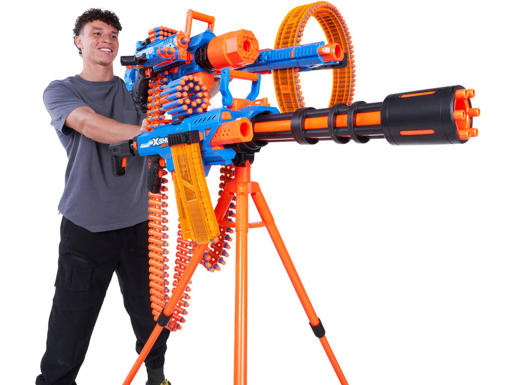Zuru X-Shot Insanity Lanceur motorisé Rage Fire avec 72 fléchettes