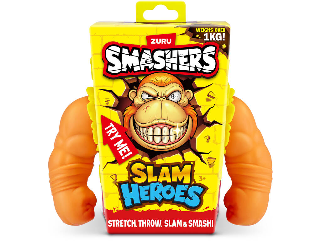 Zuru Smashers Slam Heroes Gorille brun de 18 cm