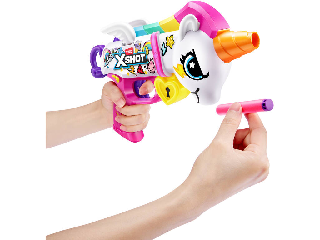 Zuru X-Shot Blastercorn Lanceur avec 16 fléchettes