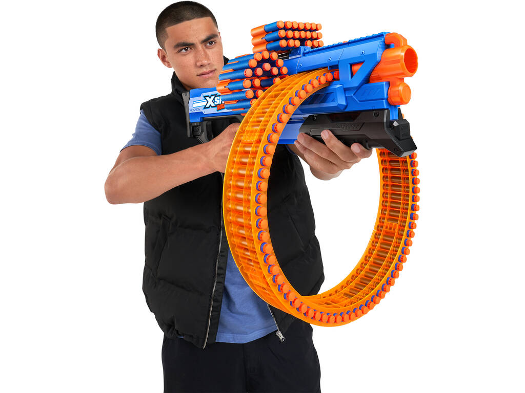 Zuru X-Shot Insanity Lanceur Mad Mega Barrel avec 72 fléchettes