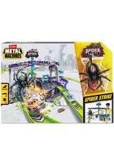 Zuru Metal Machines Piste Spider Strike avec vhicule