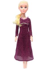 Poupée Princesses des Glaces Robe Grenat 42 cm avec accessoires