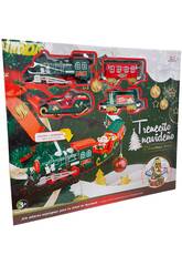 Train de Noël de 80 cm avec lumières et sons
