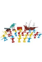 Piratas Pack Mini Figuras de Ação de 30 Peças