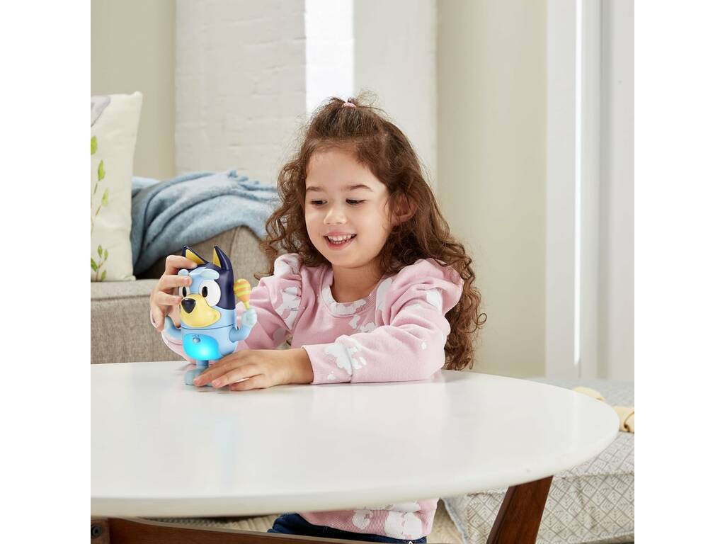 Bluey Figurine Bouge avec Bluey ! Avec lumière et sons