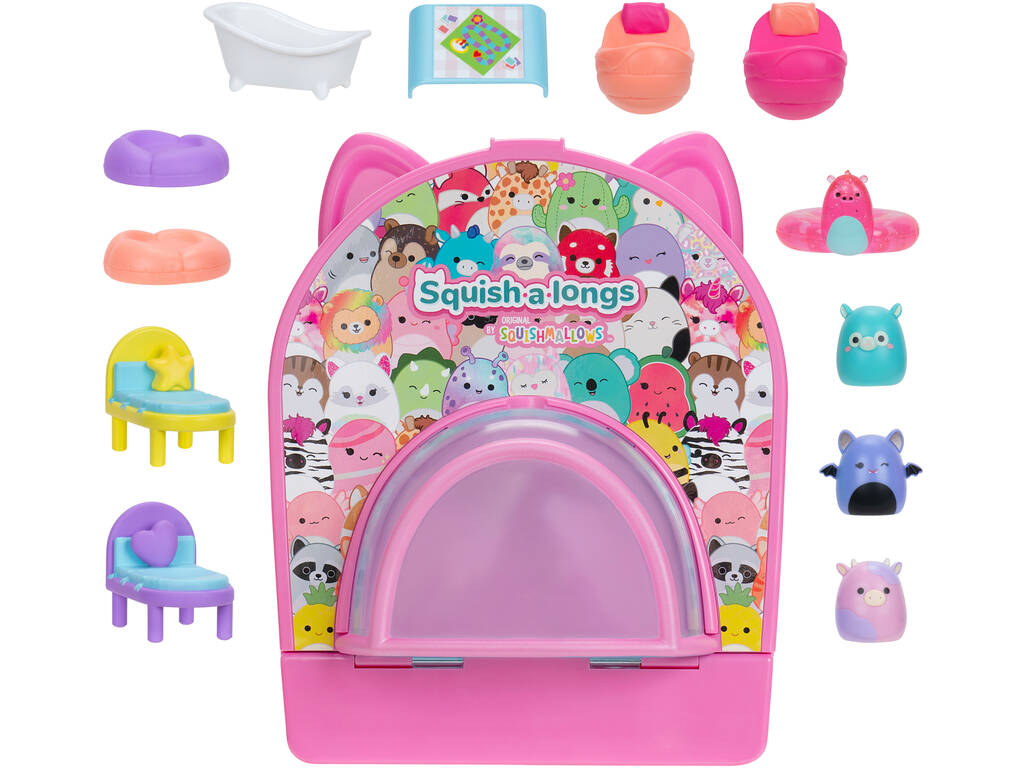 Squish-a-longs Original by Squishmallows Set de jeu à emporter pour la fête