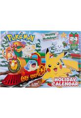 Pokémon Calendario de Adviento con 16 Figuras y 8 Accesorios