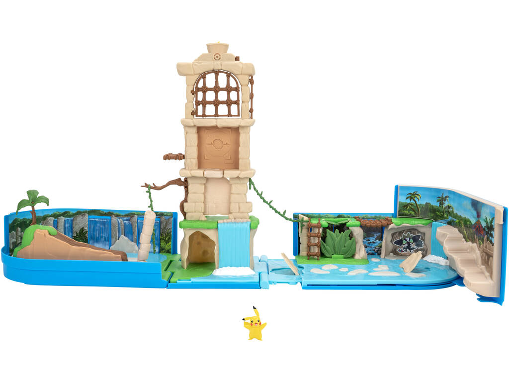 Sac à dos Pokémon Playset Monde en ruines avec figurine Pikachu