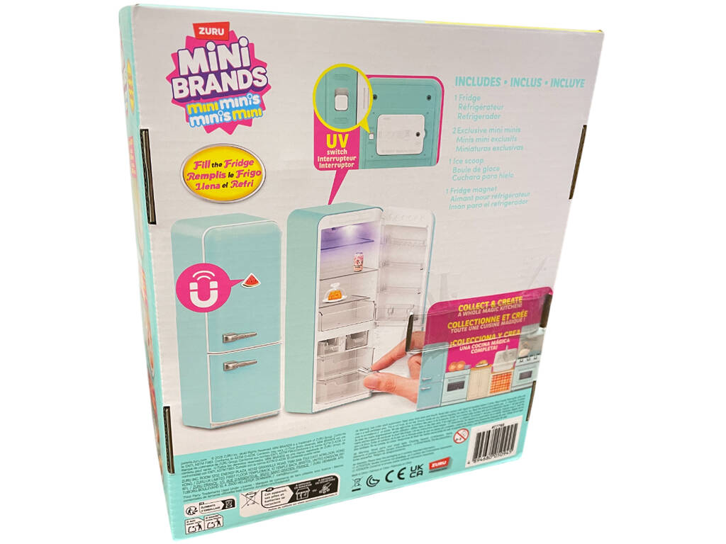 Zuru Mini Brands Pack Réfrigérateur avec 2 Boules Surprise Mini Minis 
