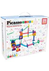 Picasso Tiles Circuito Magnético de Canicas Pack de 71 Piezas