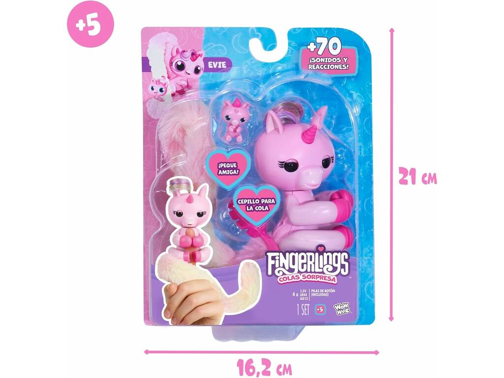 Fingerlings Queues surprises avec sons et réactions