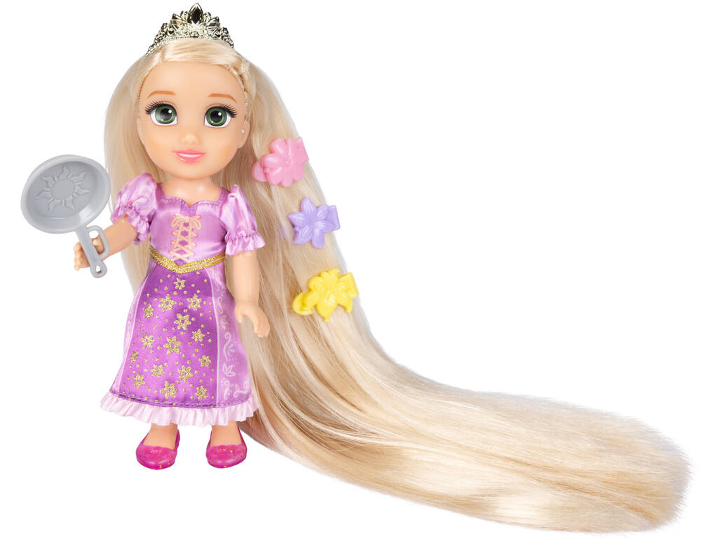 Poupée Disney Princess Raiponce de 15 cm avec Pascal et accessoires