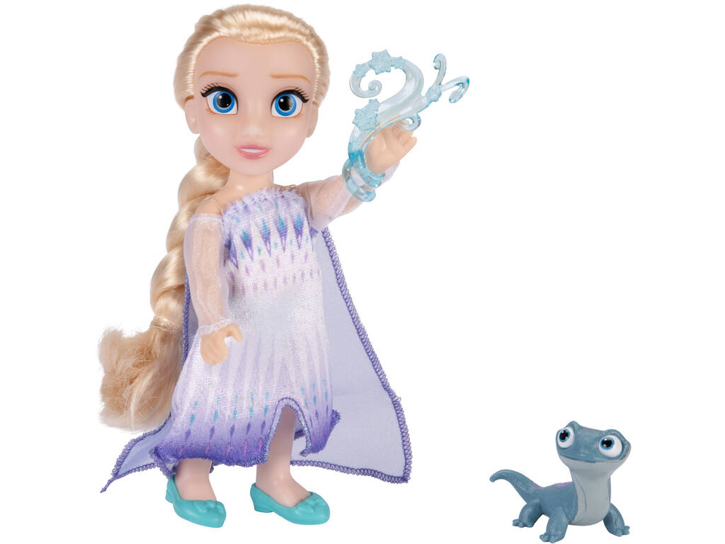 Disney Frozen Boneca Elsa de 15 cm com Olaf e Bruni
