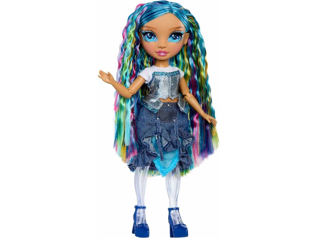 Rainbow High Shimmers Muñeca Skyler Bradshaw con Slime y Mascota