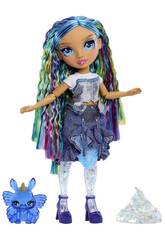 Rainbow High Shimmers Muñeca Skyler Bradshaw con Slime y Mascota