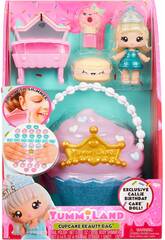 YummiLand Necessaire de Beleza Cupcake com Boneca Callie Exclusiva e Acessórios