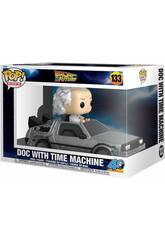 Funko Pop Rides Retour vers le futur Doc avec la machine à remonter le temps