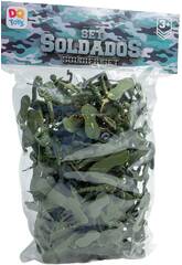 Set de soldats en plastique vert