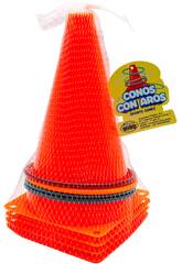 Lot de 4 cônes et 4 cerceaux