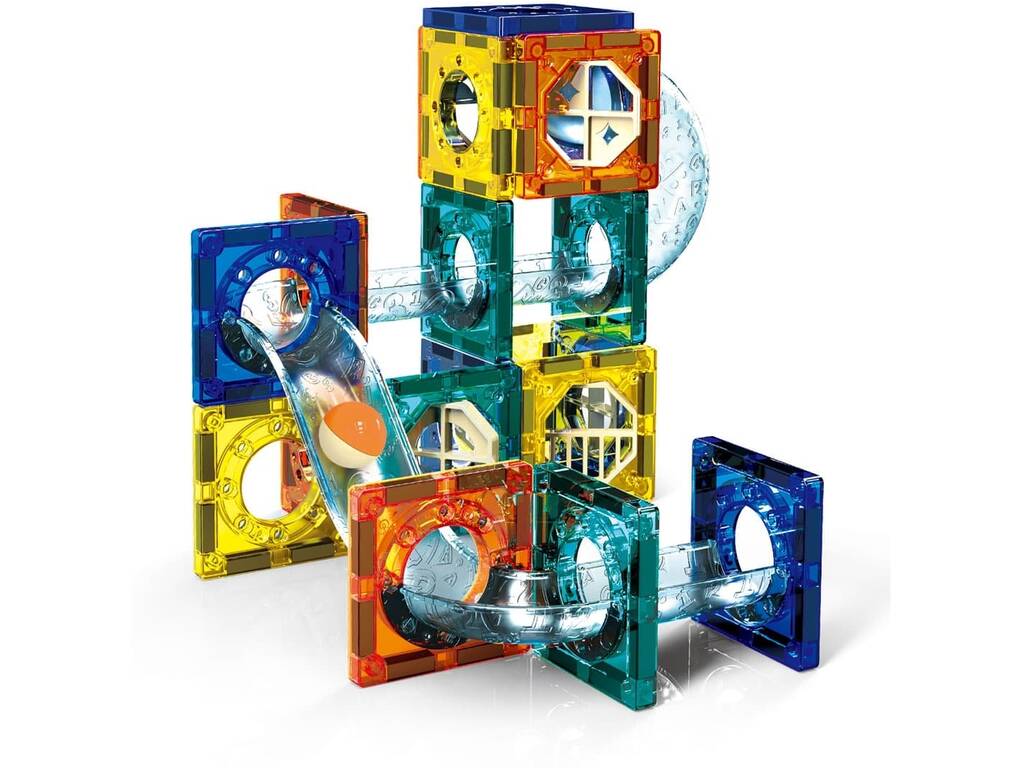 Jeu de construction magnétique avec 97 pièces