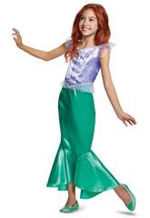 Fato Infantil Princesas Disney Ariel 7-8 Anos
