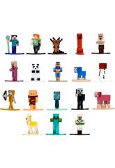 Nano Metalfigs Minecraft Pack 18 figurines métalliques de 4 cm