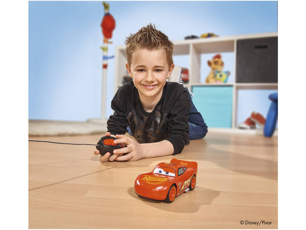 Disney Cars Coche RayoMcQueen Single-Drive Radio Control de 14 cm