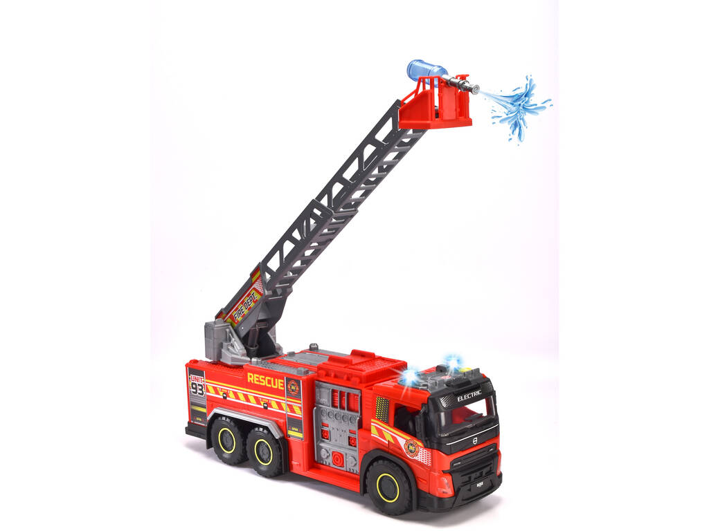 Camion de pompiers Volvo 55 cm avec lumières et sons