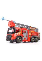 Camion de pompiers Volvo 55 cm avec lumières et sons