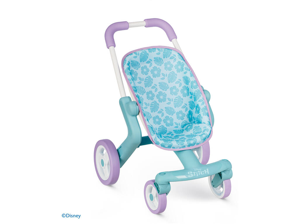 Poussette Disney Stitch avec peluche Stitch de 25 cm