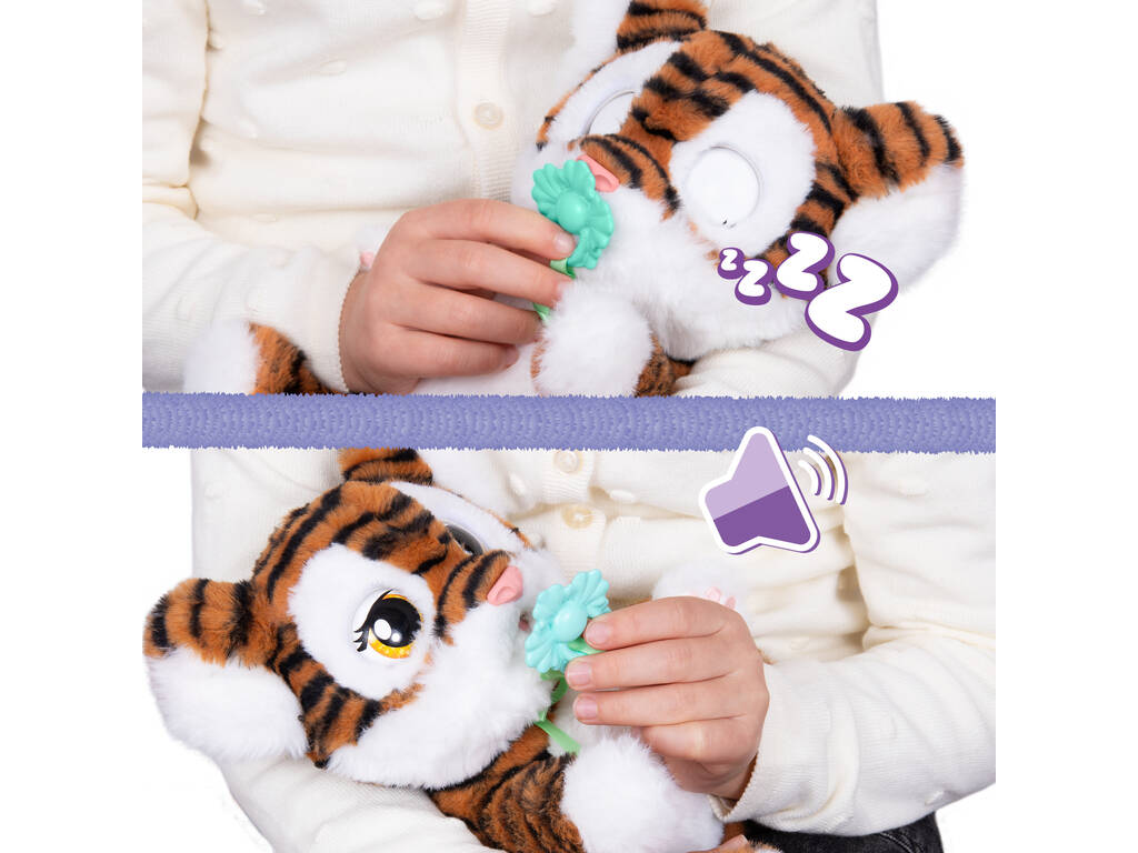 Baby Paws Peluche interactive Tigre