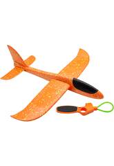 Avião Lançadora Laranja de 12x48x49 cm