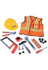 Set di attrezzi con gilet e accessori