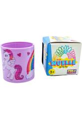 Fun Purple Dock avec conception de licorne et château