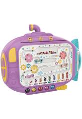 Labirinto Submarino Magnético Roxo com Caneta e Peixes