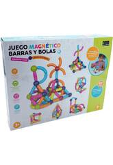 Jogo Magnético de Barras e Bolas com 106 Peças