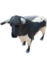Figura Touro Calmo Cinzento de 10x4x15 cm