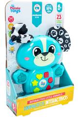 Animali interattivi Figura Cane blu da 14 cm con luci e suoni