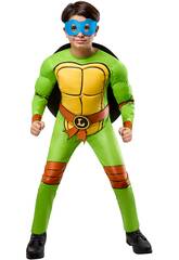 Dguisement Ninja Turtles Deluxe pour enfant, taille XS, avec 4 masques et logos de ceinture